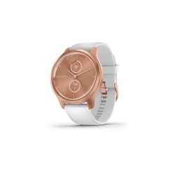 Garmin Vívomove Style 42mm Rose Gold Aluminum Case with White Silicone Band